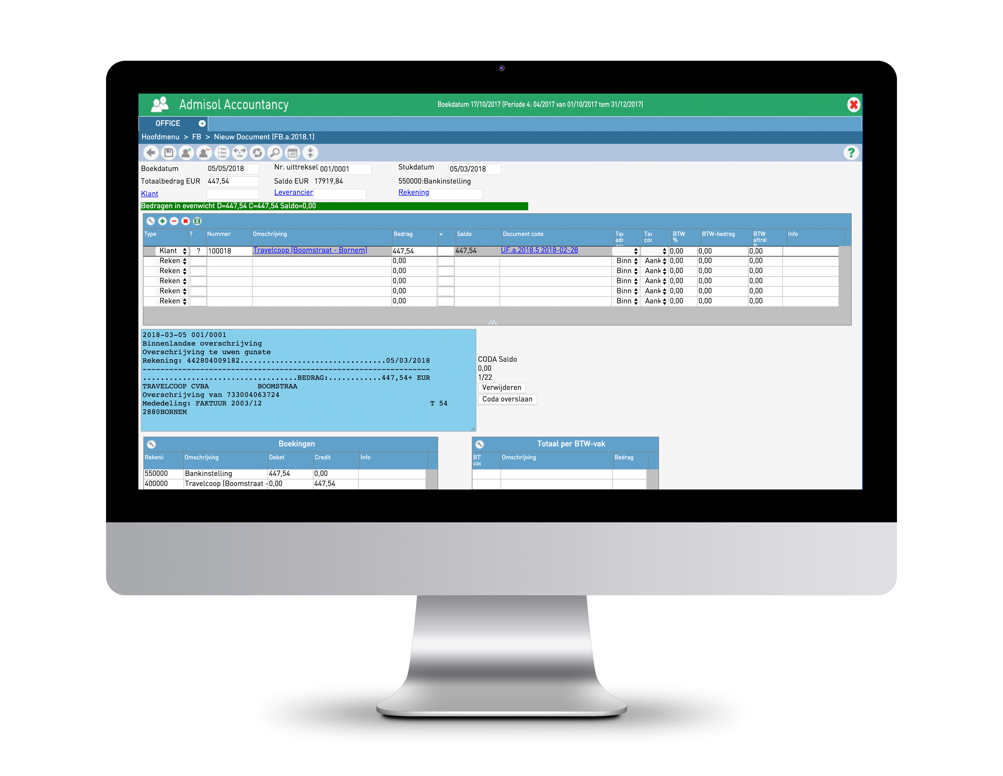 Screenshot Admisol Accountancy